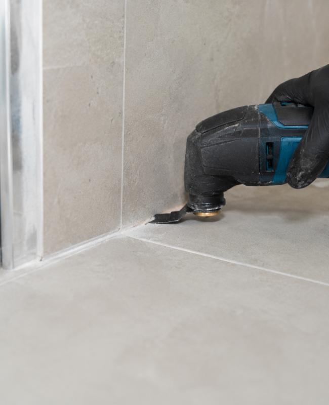 epoxy regrouting bathroom tile joints in Auckland